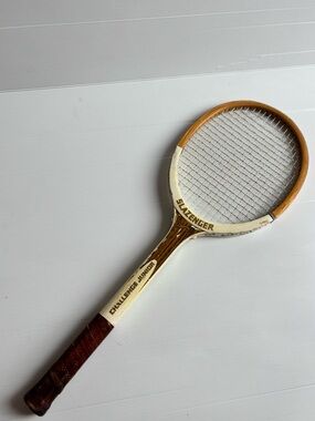 Vintage Slazenger Wooden Tennis Racket Challenge Junior Wood Racquet